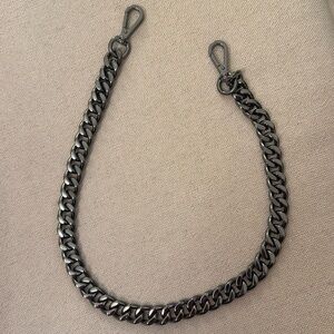 Pewter mz wallace purse chain 26 inches long